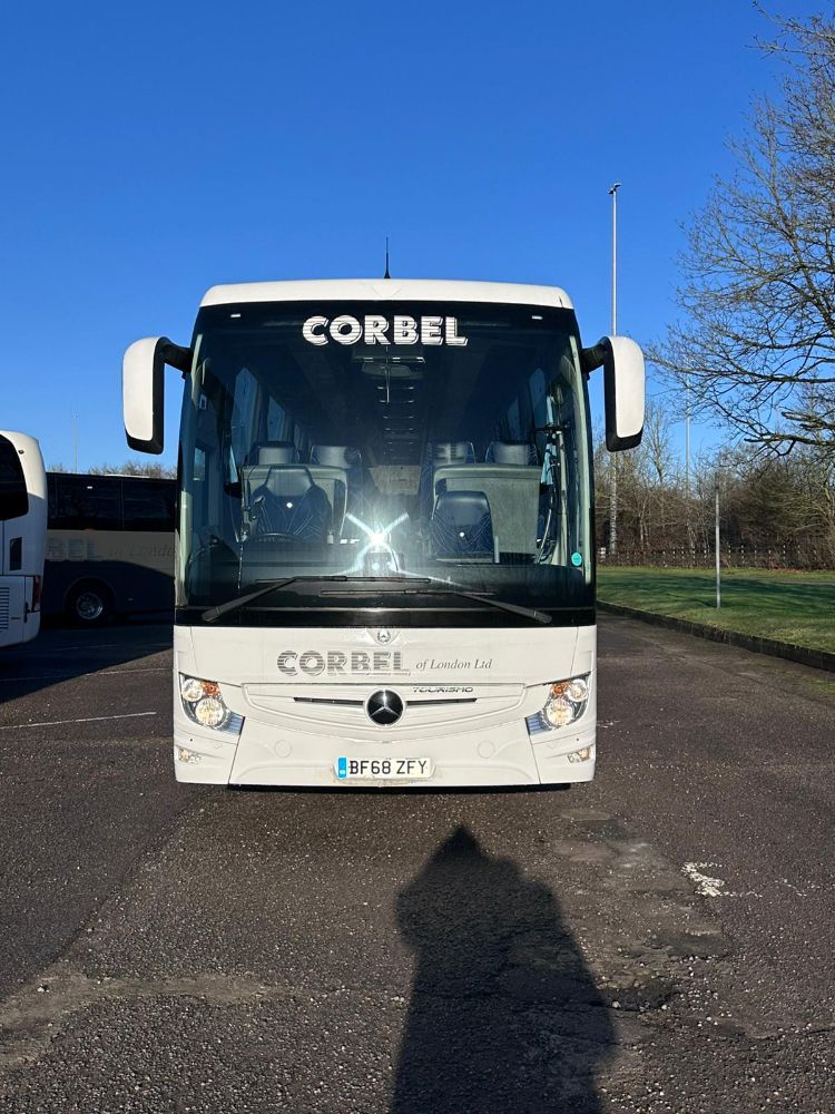 2018 Mercedes Benz Tourismo Executive Coach (Vehicle Reg: BF68 ZFY) - Image 1