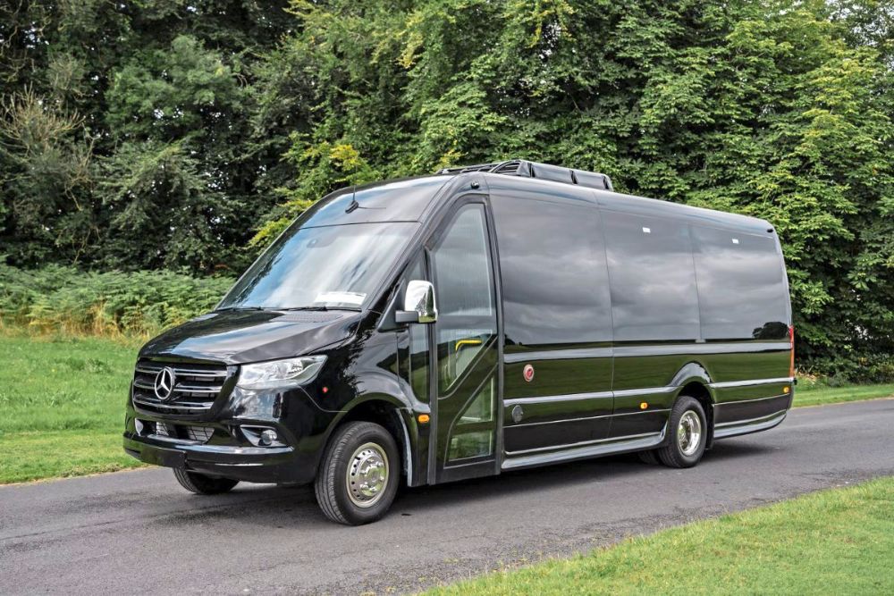 Black Mercedes Sprinter Touring+ Bus - Image 4